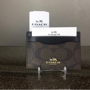 Coach card holder